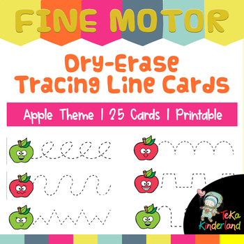 Preview of Apple Pre-Writing Tracing Lines