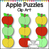 Apple Puzzles Clip Art