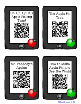 Apple QR Codes by Love-2-Learn in 1st | Teachers Pay Teachers