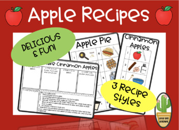 Preview of Apple Recipes - 3 Fun and Delicious Kid-Friendly Recipes!