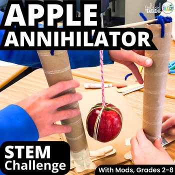 Preview of Apple STEM Activity for Fall Science and STEM - Apple Annihilator STEM Challenge