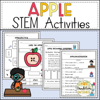 Preview of Apple STEM Experiment Investigation Life Cycle and Labeling