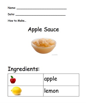 Preview of Apple Sauce Recipe