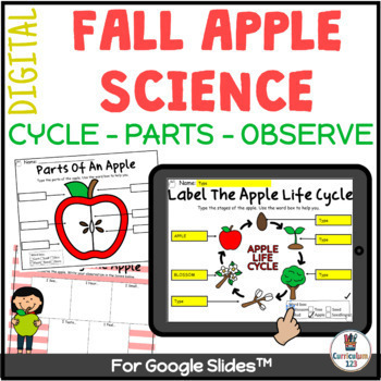 Preview of Apple Science | Parts & Life Cycle of an Apple Sequencing