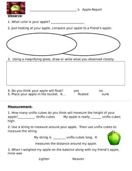 Preview of Apple Science Report Organizer