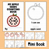 Apple Seed Counting Book Back to School Math Mini Reader P