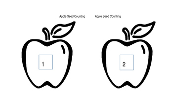 Preview of Apple Seed Counting Cards
