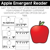 Apple Sight Word Emergent Reader Book