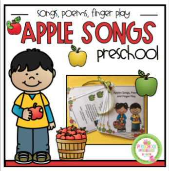 Preview of Apple Songs, Poems and Finger Play Cards