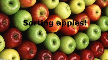Preview of Apple Sort - Red, Green, Yellow!
