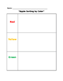 Apple Sorting Sheet - Color