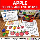 Apple Sounds & CVC Words - Kindergarten Center - Simply Centers
