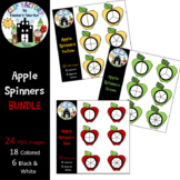 Apple Spinners Red Yellow and Green