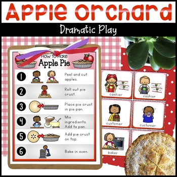 Preview of Apple Stand Apple Orchard Dramatic Play Fall Activity