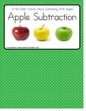 Apple Subtraction Visual Word Problems {Autism/Kindergarte