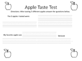 Apple Taste Test