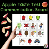 Apple Taste Test Communication Board