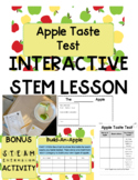 Apple Taste Test Interactive STEM Lesson + Supplemental Materials