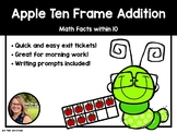 Apple Ten Frame Addition Packet
