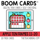 Apple Ten Frames 11-20 BOOM CARDS™