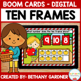 Apple Ten Frames - Boom Cards - Distance Learning