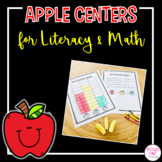 Apple Centers for Kindergarten Math and Literacy