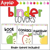 Apple Theme Binder Covers | Classroom Decor