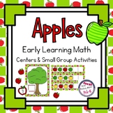 Apple Theme Fall Math Center Activities for PreK - Countin