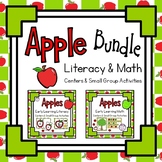 Apple Theme Letter and Number Recognition BUNDLE for Preschool
