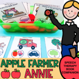 Apple Theme Speech Therapy: "Apple Farmer Annie" Book Comp