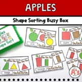 Apple Theme Task Box | 2D Shape Sorting Activity