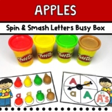 Apple Theme Task Box | Dough Alphabet Activity