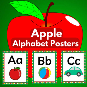 Preview of Apple Theme Alphabet Posters