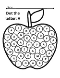 Apple Themed Alphabet Ispy Dot It Pack (Letters A-Z)