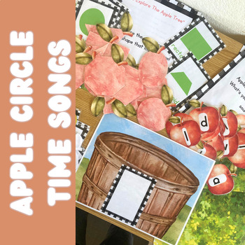 Preview of Apple Themed Circle Time Interactive Songs & Games | Homeschooling Resource