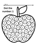Apple Themed Dot the Number Ispy Activity Pack (Numbers 1-10)