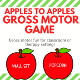 Apple Themed Gross Motor Game - Perfect for any time of year!