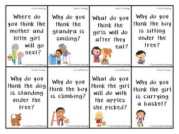 Apple Themed Language Scene & Activities: Life Cycle, WH-Questions ...