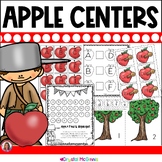 Apple Centers Math & Literacy Centers for Kindergarten | A