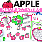 Apple Theme Name Practice Activities for Preschool, Pre-K,