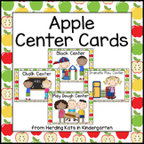 Apple Themed Pocket Chart Center Cards