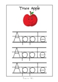 Apple Tracing and Coloring