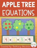 Apple Tree Equations - Math Craftivity