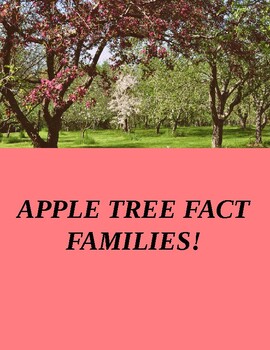 Preview of Apple Tree Addition Fact Families (#1-9)!