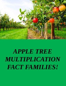 Preview of Apple Tree Multiplication Fact Families (#1-9)!