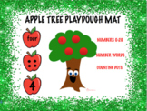 Apple Tree Playdough Mats- Numbers 0-20-Differentiated