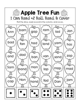 Apple Trees - I Can Read It! Roll, Read, and Cover (Lesson 2)
