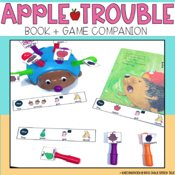 Preview of Apple Trouble Book and Game Companion NOW WITH BOOM CARDS