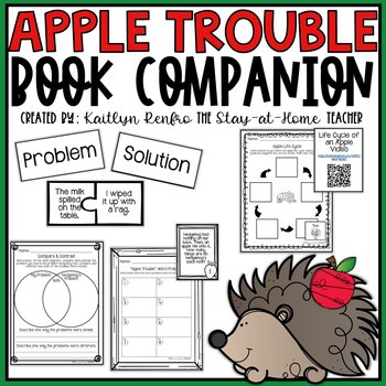 Preview of Apple Trouble Book Companion and Emergency Sub Plans