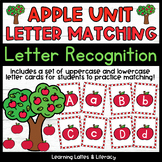 Apple Unit Letter Matching Letter Recognition Task Cards F
